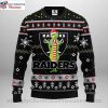 Trendy Skulls Ugly Christmas Sweater For Oakland Raiders Fans – Cozy Gift For Fans