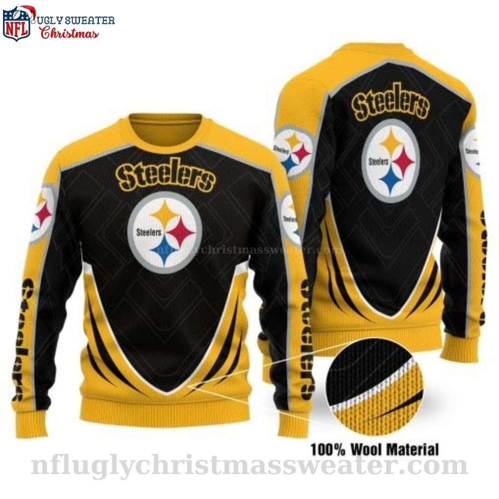 Trendy Pittsburgh Steelers All Over Print Xmas Sweater