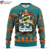 NFL Miami Dolphins Death Skull Ugly Christmas Sweater