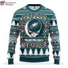 Unleash The Eagles Spirit – Philadelphia Eagles Logo Print All Over Ugly Christmas Sweater