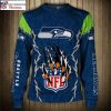 Unique Seattle Seahawks Gifts – Snoopy Graphics Ugly Christmas Sweater