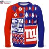 Ny Giants Ugly Sweater Unique Grateful Dead Skull And Gingerbread Design
