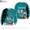 Personalized Miami Dolphins Ugly Christmas Sweater – Est 1966 Dolphins Logo