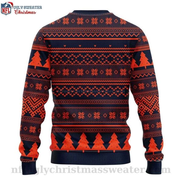 NFL Chicago Bears Ugly Christmas Sweater – Festive Grinch Hug Theme