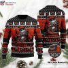 Chicago Bears Xmas Sweater With Bears Logo And Peanuts Gang