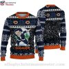 Chicago Bears Xmas Sweater – Playful Snoopy Dabbing Design