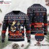 Cozy Up With Chicago Bears – Ugly Sweater Featuring Flannel Design