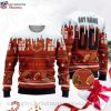 Cozy Up With Chicago Bears – Ugly Sweater Featuring Flannel Design