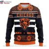 Gifts For Chicago Bears Fans – Team Mascot-themed Ugly Christmas Sweater