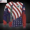Green Black Ugly Christmas Sweater Design For Green Bay Packers Fans