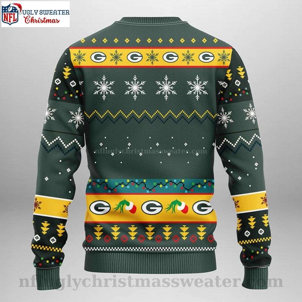 Green Bay Packers Ugly Sweater - Stand Out With Impressive Grinch Designs