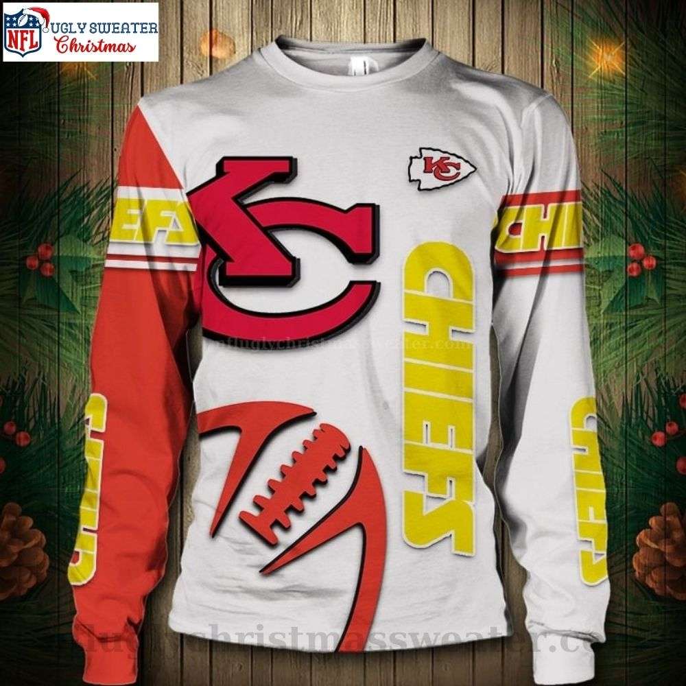 Kansas City Chiefs Football Motifs Ugly Christmas Sweater For Fans