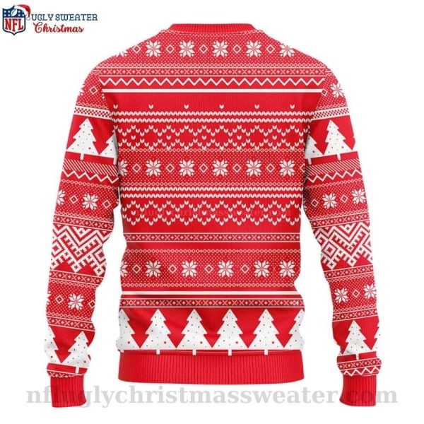 Kansas City Chiefs Ugly Christmas Sweater – Groot Hugging Football