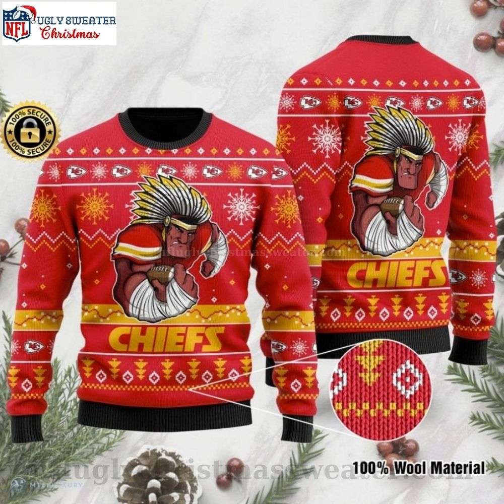 Kansas City Chiefs Ugly Christmas Sweater - Red Special Edition