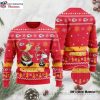 Kansas City Chiefs Ugly Christmas Sweater With Baby Yoda And Boba Fett