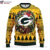 Merry Moments With The Mascot – Green Bay Packers Ugly Sweater