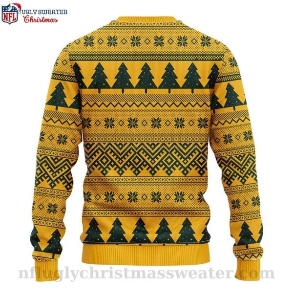 NFL Green Bay Packers Christmas Tree Design Ugly Christmas Sweater For Him