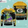 NFL Green Bay Packers Logo Print And Stadium Motifs Personalized Ugly Sweater