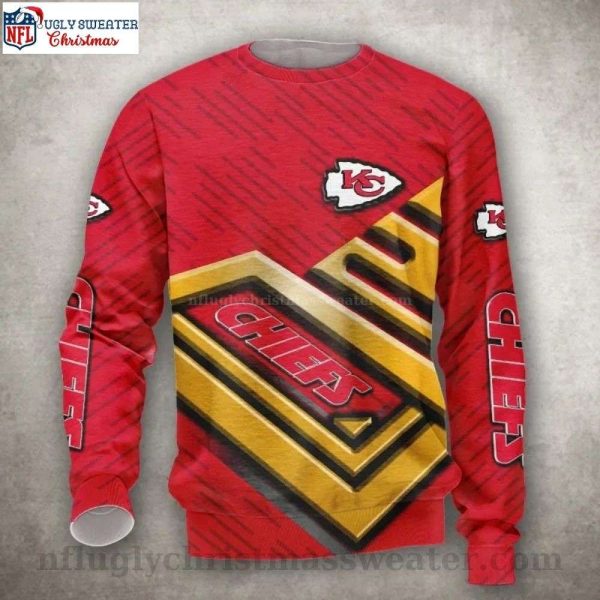 NFL Kc Chiefs Logo Pattern Xmas Sweater – Unique Gift For Fans
