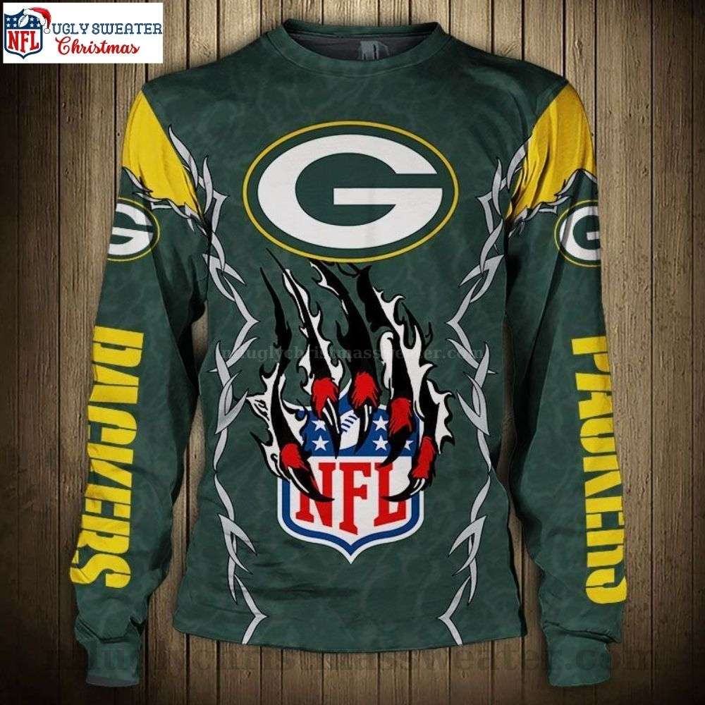 Packers Pride - NFL Green Bay Packers Ugly Christmas Sweater For Him