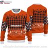 Santa Hat Ho Ho Ho Joy – Chicago Bears Logo Print Ugly Christmas Sweater