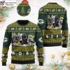 Stylish Cardigan Style Meets Green Bay Packers Ugly Christmas Sweater