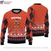 Spread Christmas Joy With Chicago Bears Ugly Sweater – Reindeer Snow