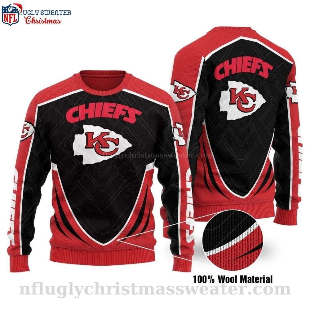 Trending Kc Chiefs Men's Sweater - Ugly Christmas Edition