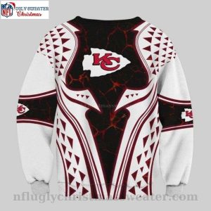 Ugly Christmas Sweater For Chiefs Fans Red And White Edition 2