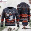 Warm Up In Style – Chicago Bears Ugly Christmas Sweater With Logo Print