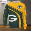 White Yellow Sketch Note Design Adorns Green Bay Packers Ugly Christmas Sweater